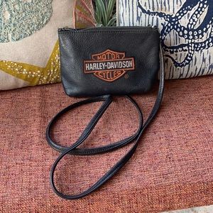 Vintage Harley Davidson leather crossbody purse